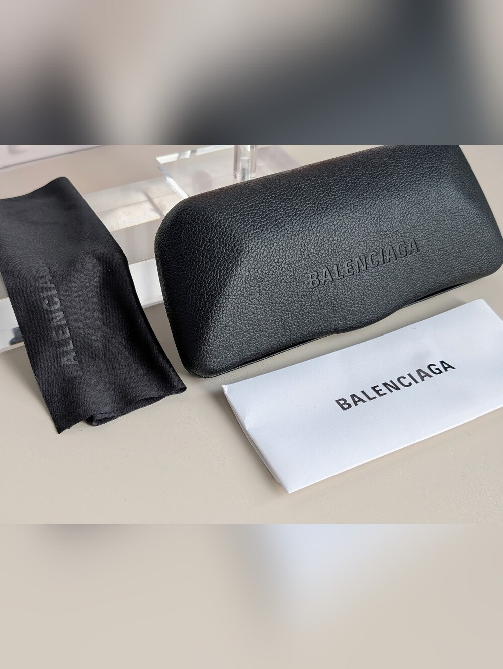 Balenciaga BB0095S Pink Gold Cat Eye Sunglasses BB Logo NWT Made In Italy - Picture 15 of 16